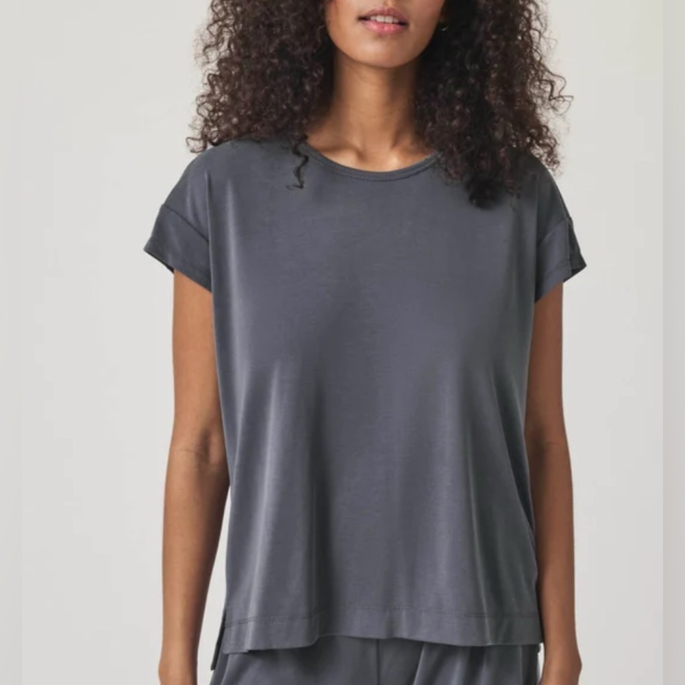 Splendid Giada Sandwash Tee Ink XS - Picture 3 of 7